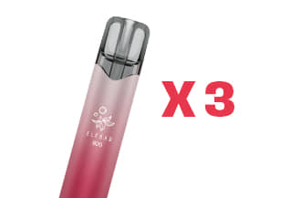 Neben der Vape ist ein Symbol für ‘drei Mal’.