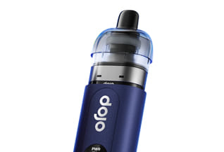 Der Pod wird in den Vaporesso Dojo Blast X Akku gesteckt.