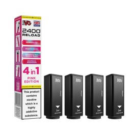 ivg 4 in 1 pink edition Pink Edition IVG 2400 Reload 4 in 1 Refill Pods