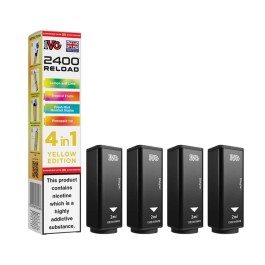 Yellow Edition IVG 2400 Reload 4 in 1 Refill Pods