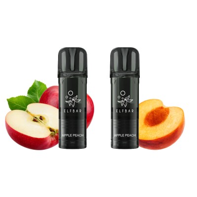ELFBAR 600 Prefilled Pod x 2 - Apple Peach - 2.0%