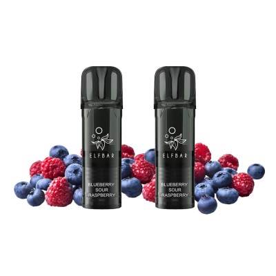 ELFBAR 600 Prefilled Pod x 2 - Blueberry Sour Raspberry