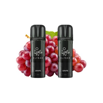 ELFBAR 600 Prefilled Pod x 2 - Grape - 2.0%