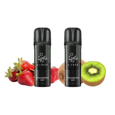 ELFBAR 600 Prefilled Pod x 2 - Strawberry Kiwi - 2.0%