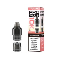 Feoba Pro Plus 10k Pod - Watermelon Ice next to box on a white background
