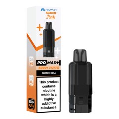 Cherry Cola Hayati Pro Max Plus refill pod and packaging on white background