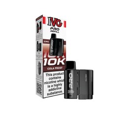 IVG Pro 12 Cola Frost
refill next to box on a white background