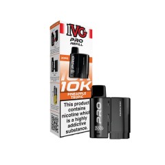 IVG Pro 12 Pineapple Tropic
refill next to box on a white background