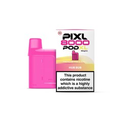 Hub Bub PIXL 8000 Replacement Pod and box on a white background