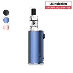 Arc GT2 kit in blue with colour swatches on a white background with a box saying Launch offer Includes 2 extra bottles