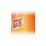 Feoba Nova 6k device battery percentage close up