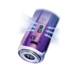 Feoba airflow slider, with arrows indicating airflow, on a white background.