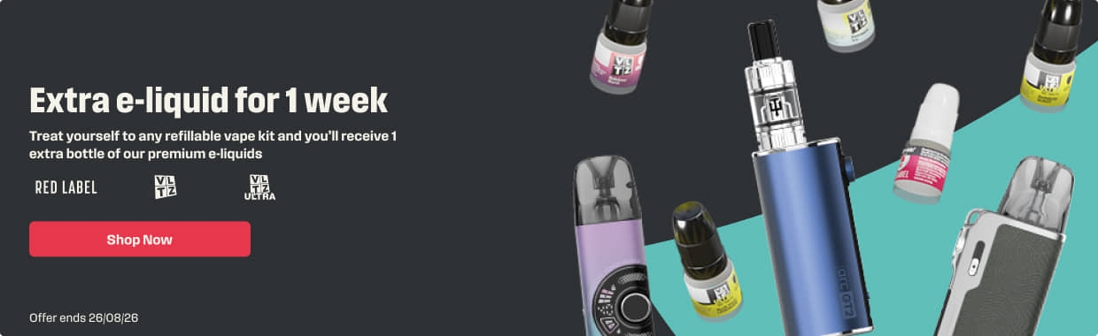 Shop Now - Extra E-Liquid for 1 week
