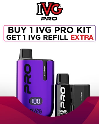 Buy 1 IVG Pro Kit and get 1 IVG Pro Refill EXTRA