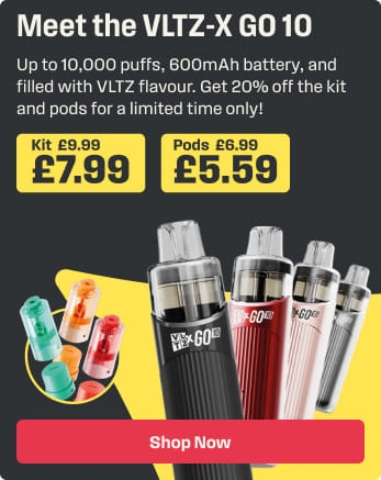 Meet the VLTZ-X GO 10 - 20% off Limted Time Offer
