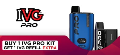Shop the IVG Pro 12 with an extra pack of refills - Limited Time Offer