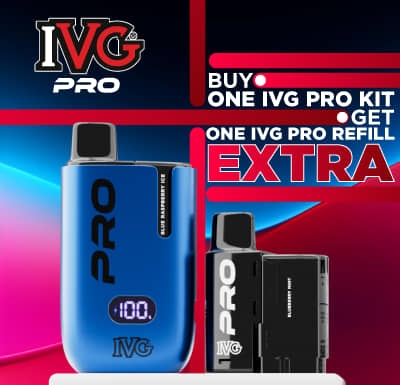 Buy 1 IVG Pro Kit and get 1 IVG Pro Refill EXTRA