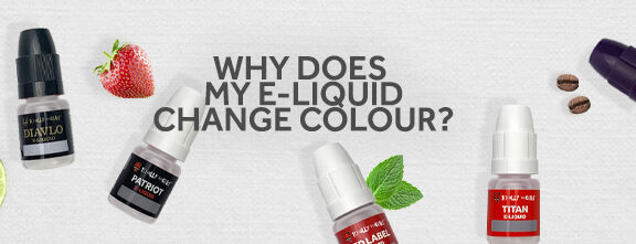 Why does my eliquid change colour
