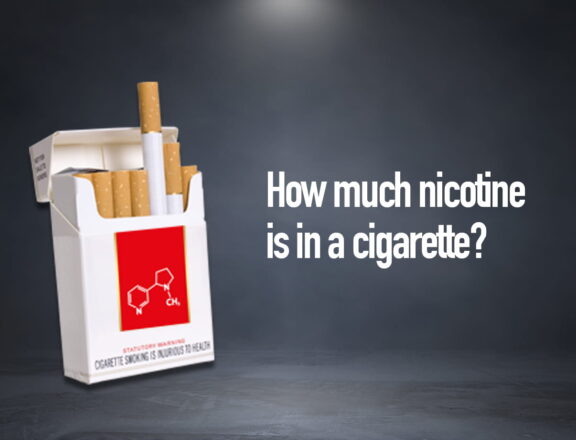 How much nicotine is in a cigarette?