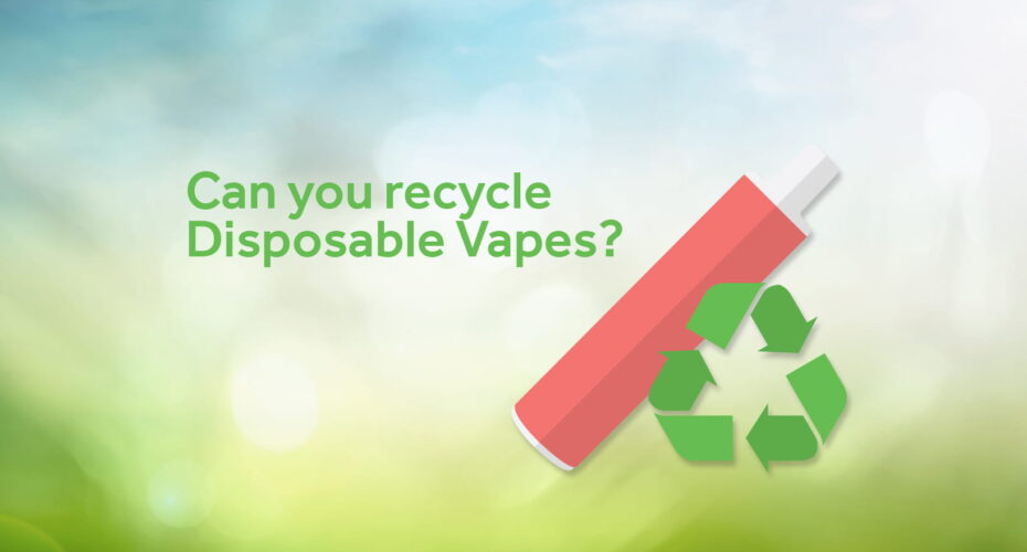 can you recycle disposable vapes