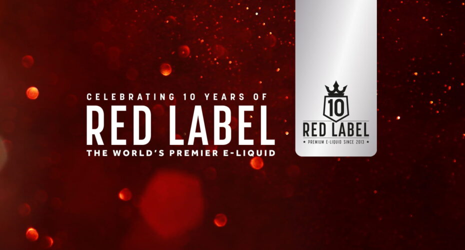 were celebrating 10 years of red label eliquid 1