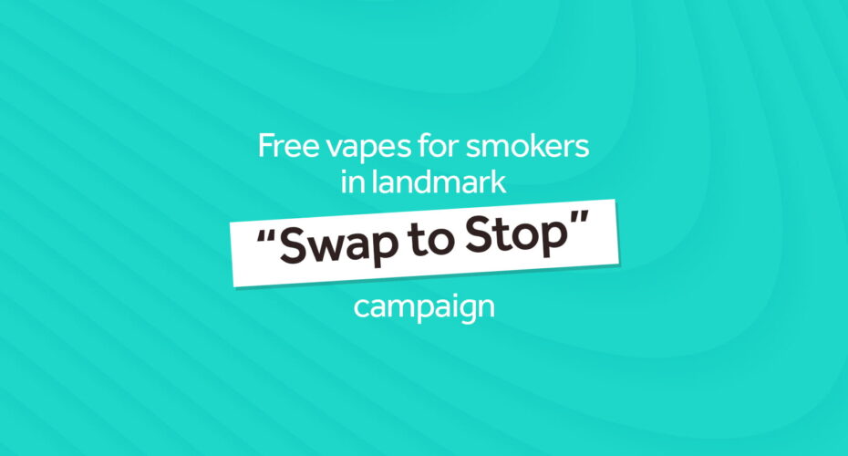 free vapes for smokers in landmark swap to stop campaign