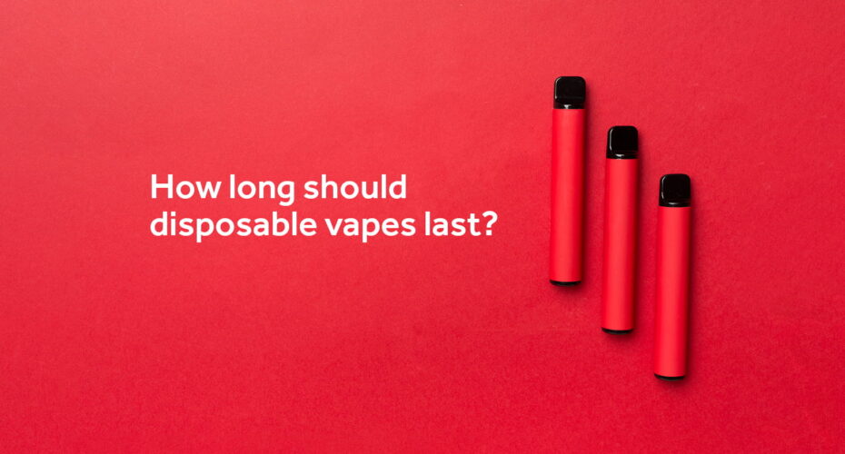 how long should disposable vapes last