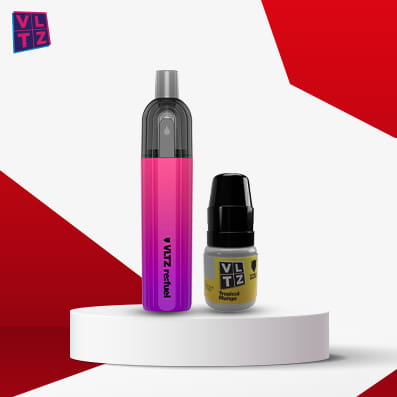VLTZ re:fuel kit and VTLZ 10ml e-liquid bottle