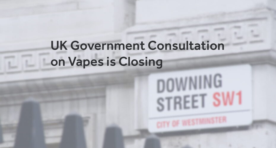 government consultation on vapes is closing