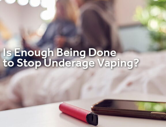 is enough being done to stop underage vaping