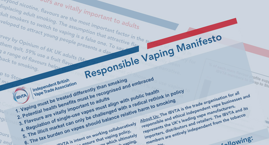 ibvta launches responsible vaping manifesto
