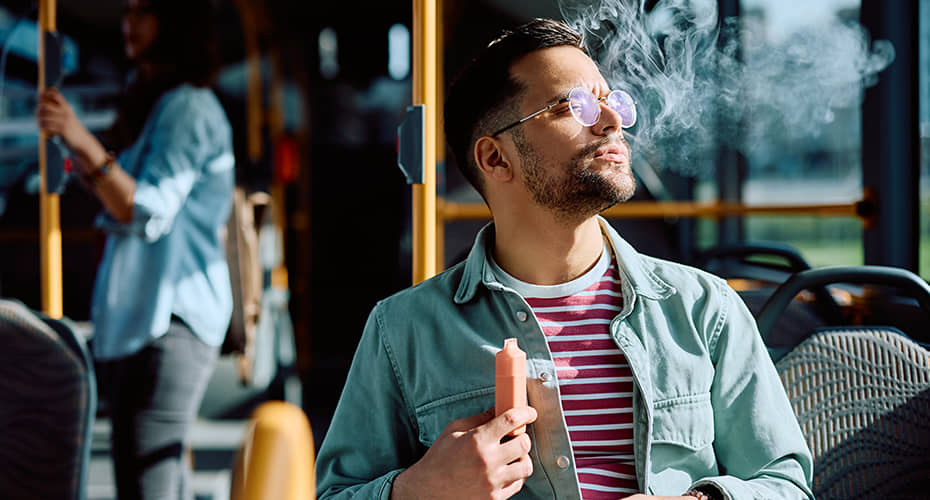 vaping in public spaces and public transport