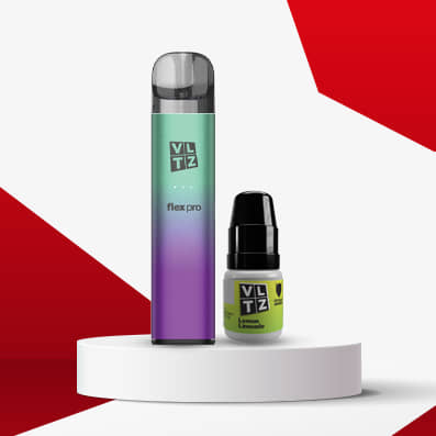 VLTZ flex Pro Bar w/ refillable pod – Filled with VLTZ bar salts Lemon Limeade
