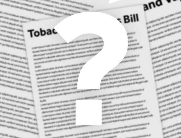tobacco and vapes bill
