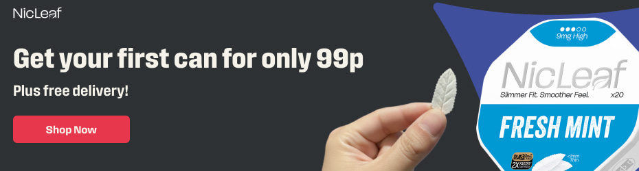 NicLeaf - Get your first can for only 99p. Plus free delivery!